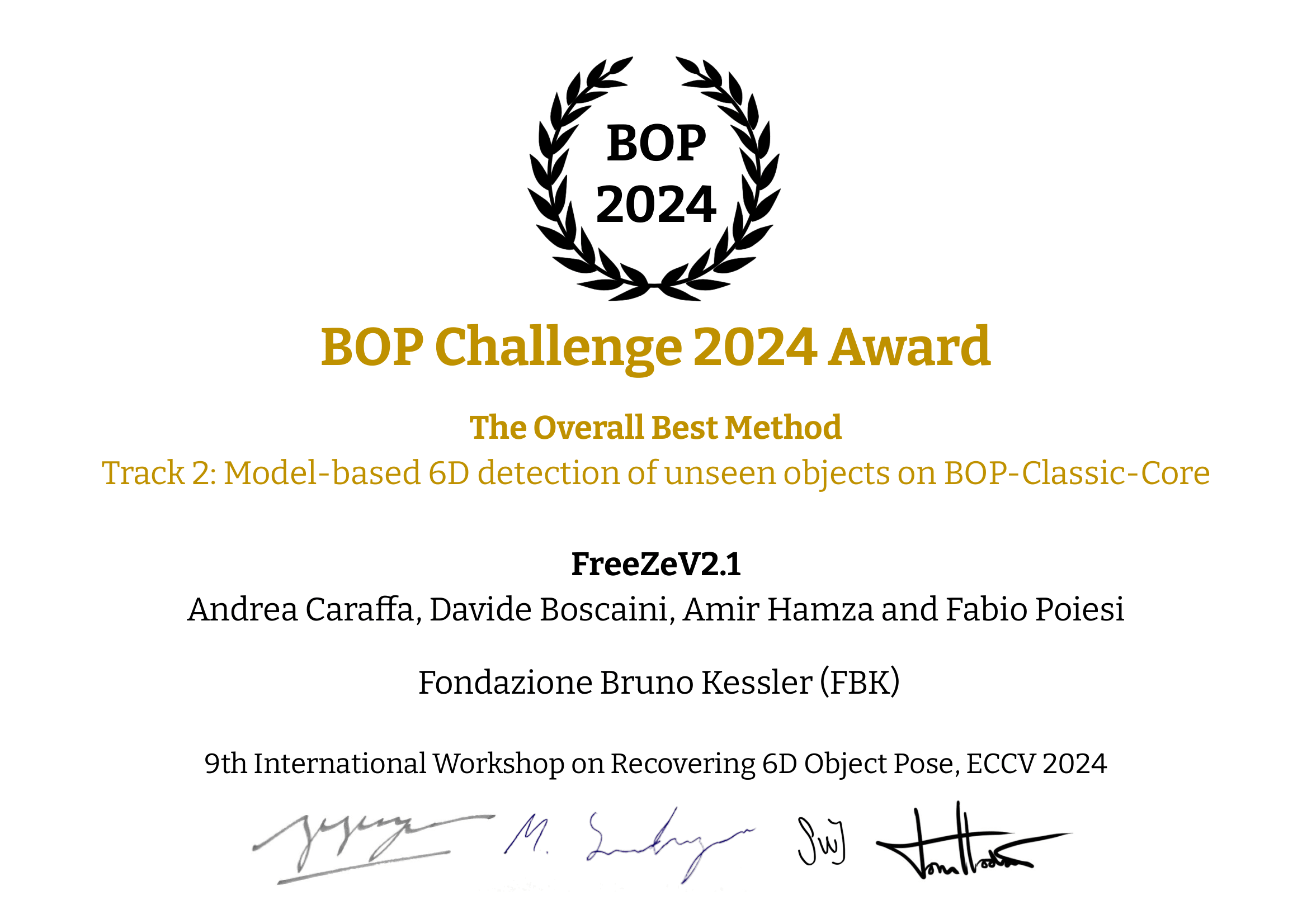 BOP Challenge 2024 Track 2 award